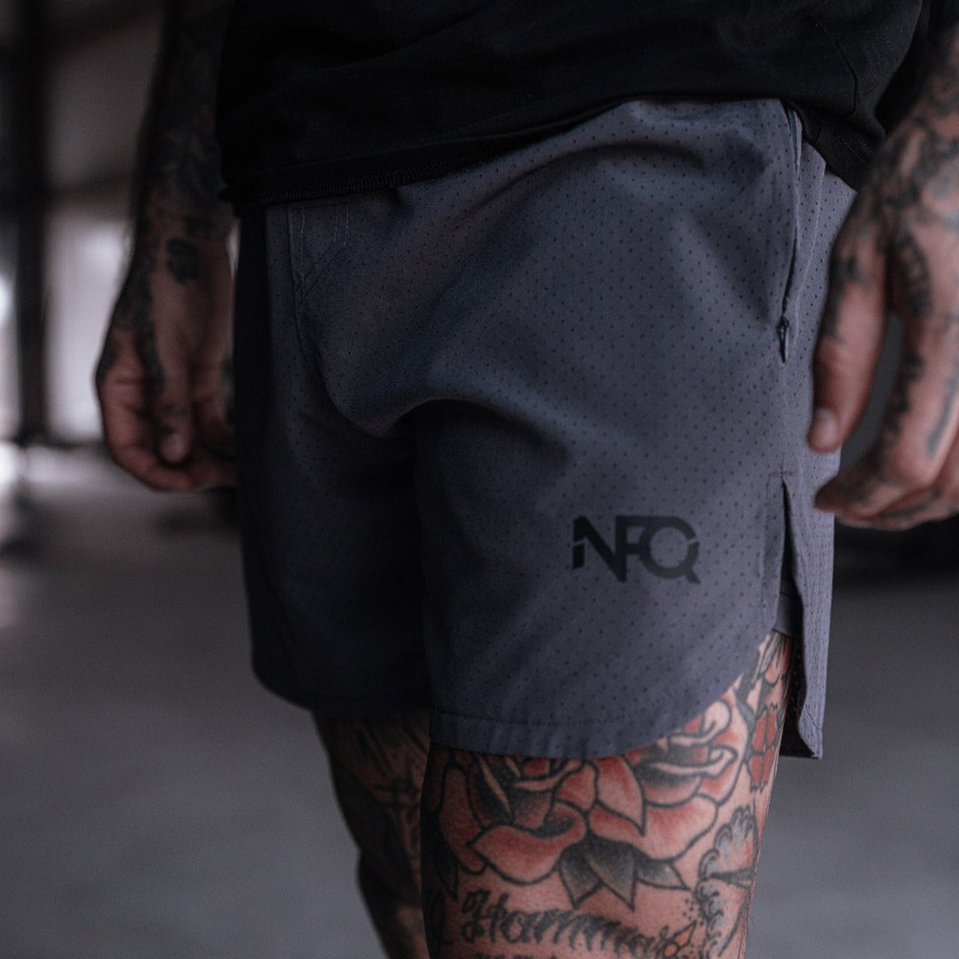 Vented Training Shorts - Sniper Grey