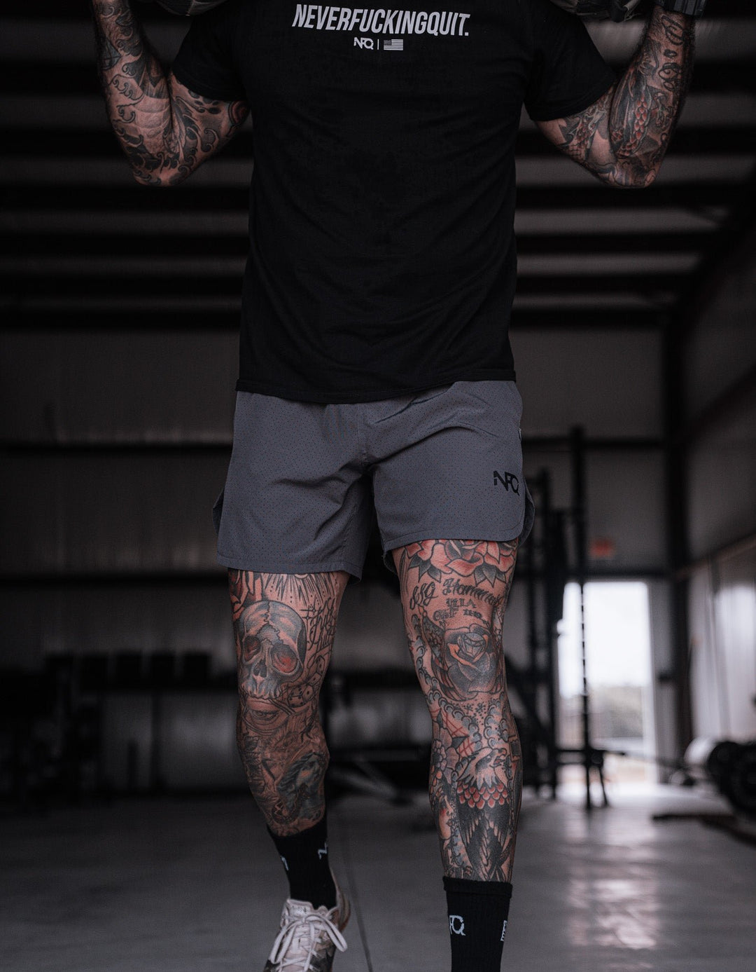 Vented Training Shorts - Sniper Grey