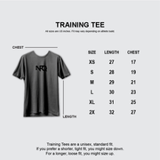 Training Tee - Show Up Black/Red