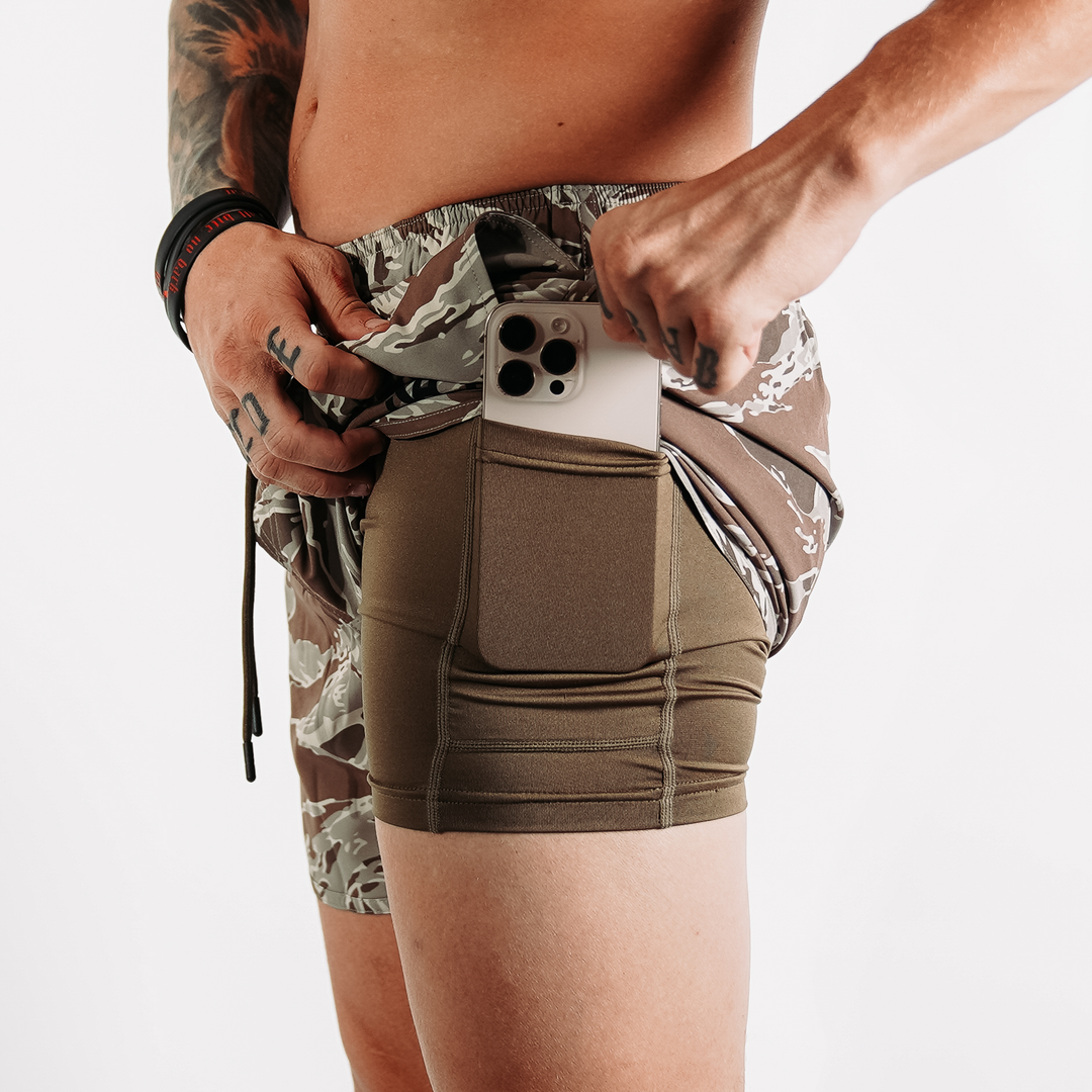 Desert Tigerstripe Training Shorts