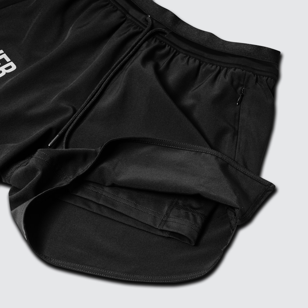 Covert Sprint Shorts - Reflective Black