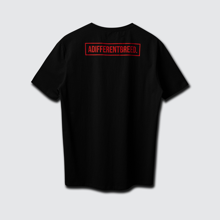 Training Tee - ADIFFERENTBREED Black/Red