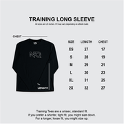 Training Tee LS - Make the Days Count Black/White