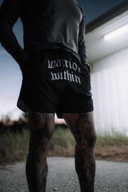 Warrior Within Black Training Shorts