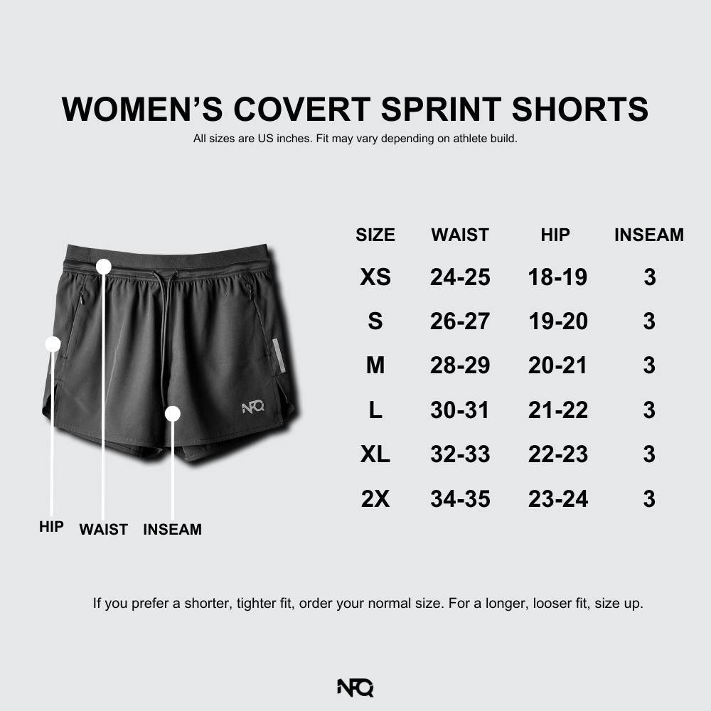 Women's Covert Sprint Shorts - Midnight Digital Night Camo
